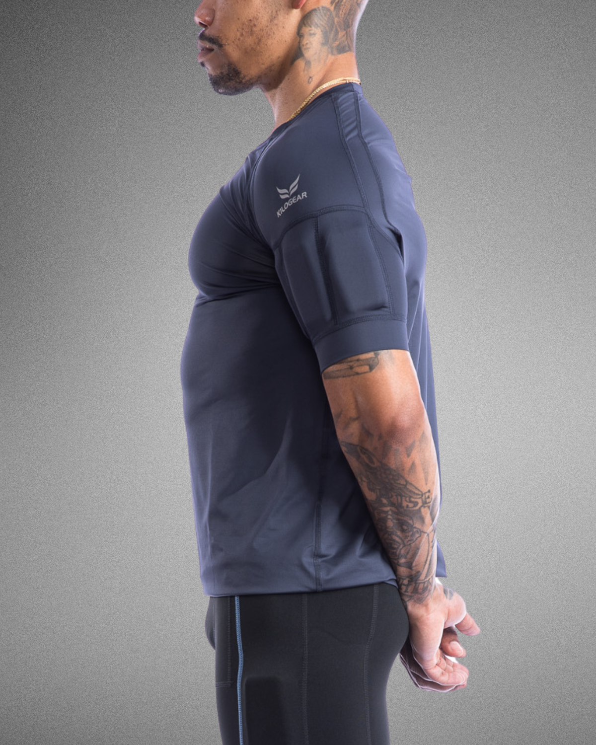KILOGEAR Men's Weighted Short Sleeve - Boost Your Workout Now!