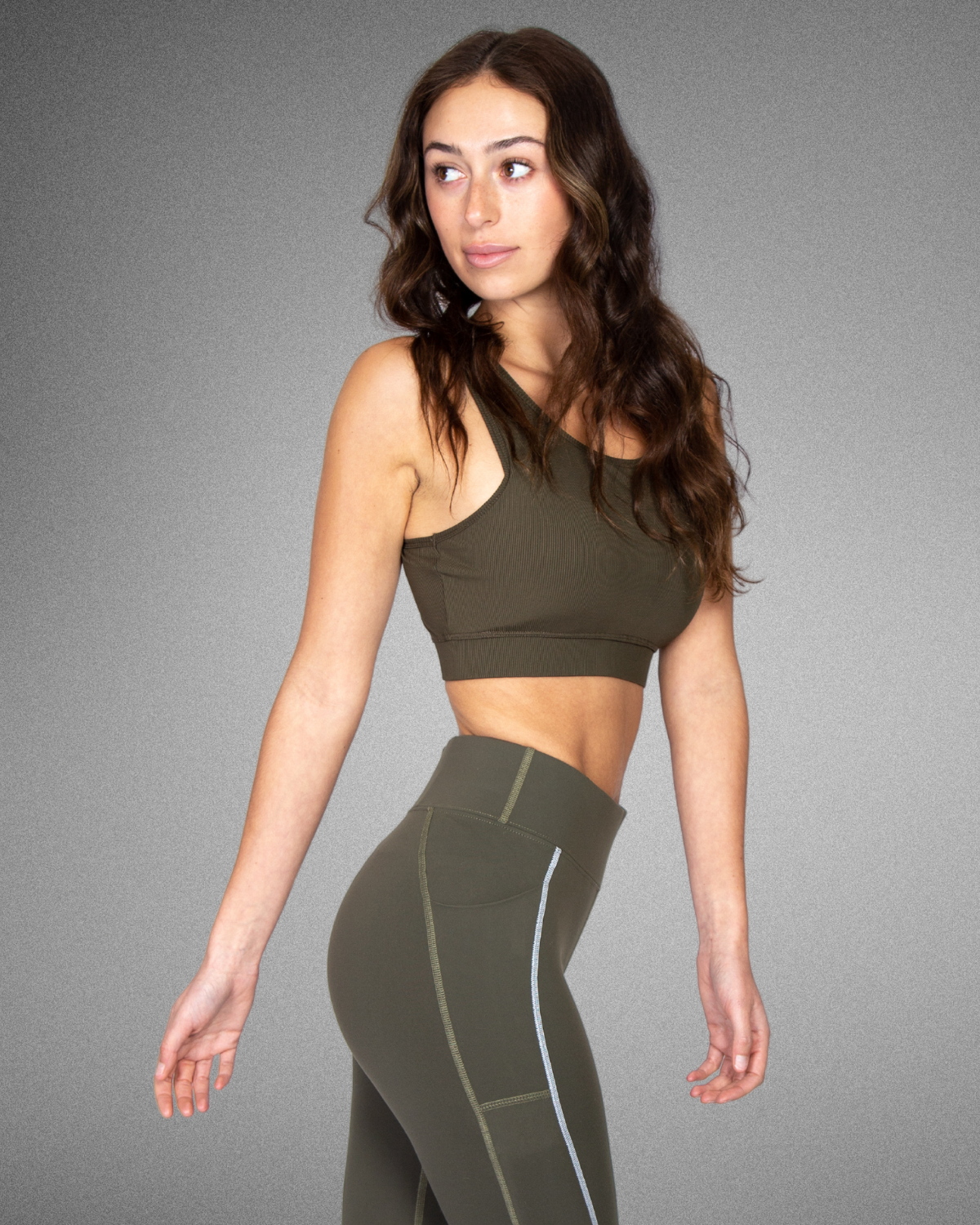 KILOGEAR Women's Ribbed Seamless Bra