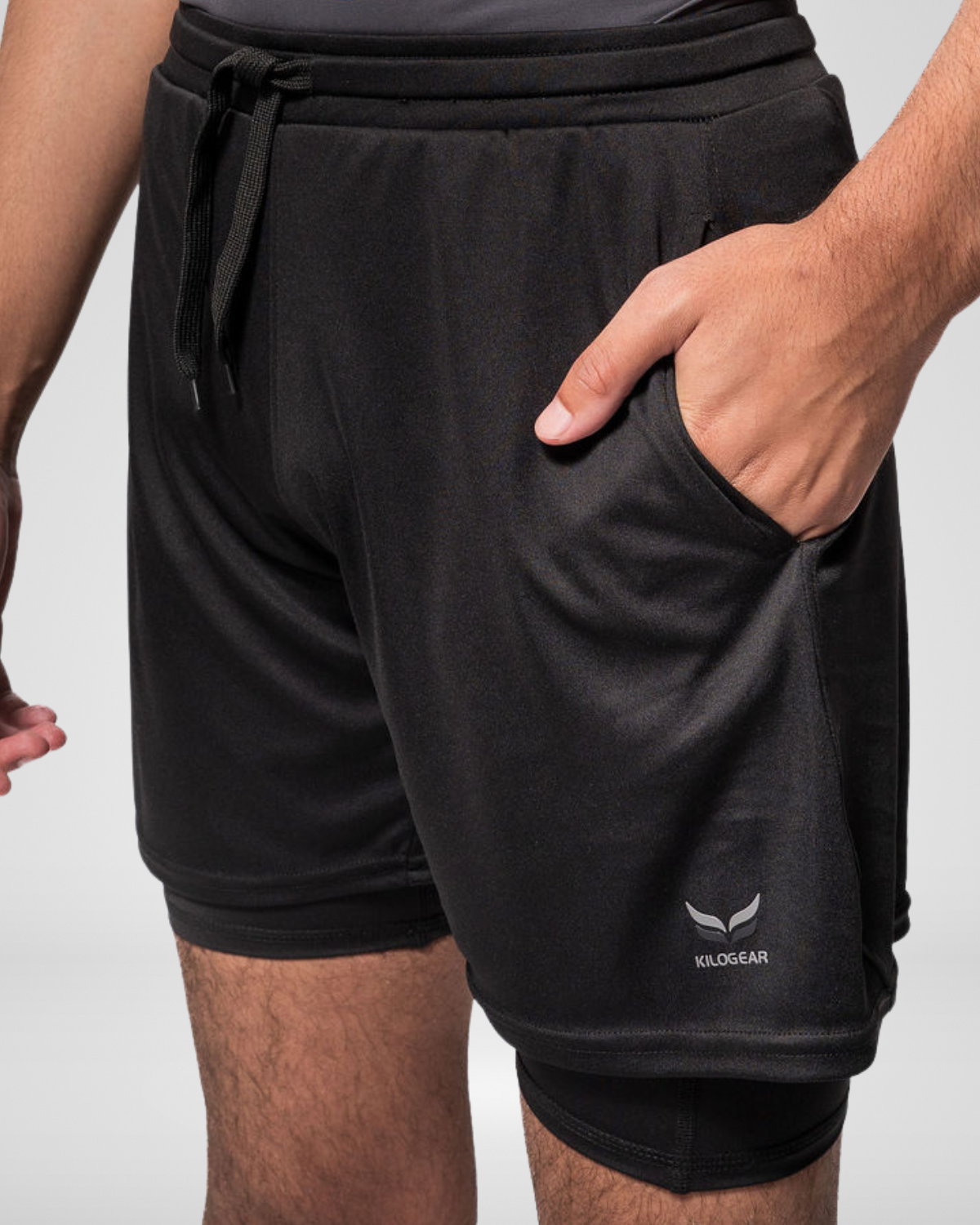 KILOGEAR Boy's MICRO Weighted 2-in-1 Training Shorts