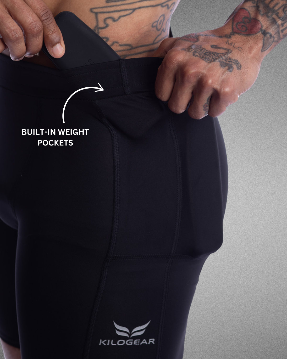 Men's High-Performance Weighted Training Shorts