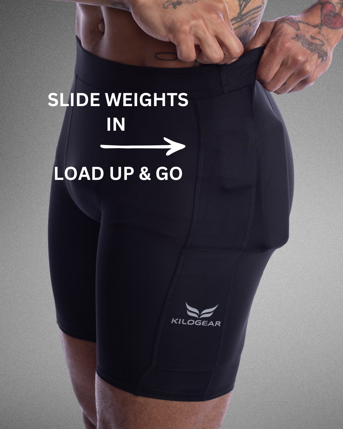 Men's High-Performance Weighted Training Shorts