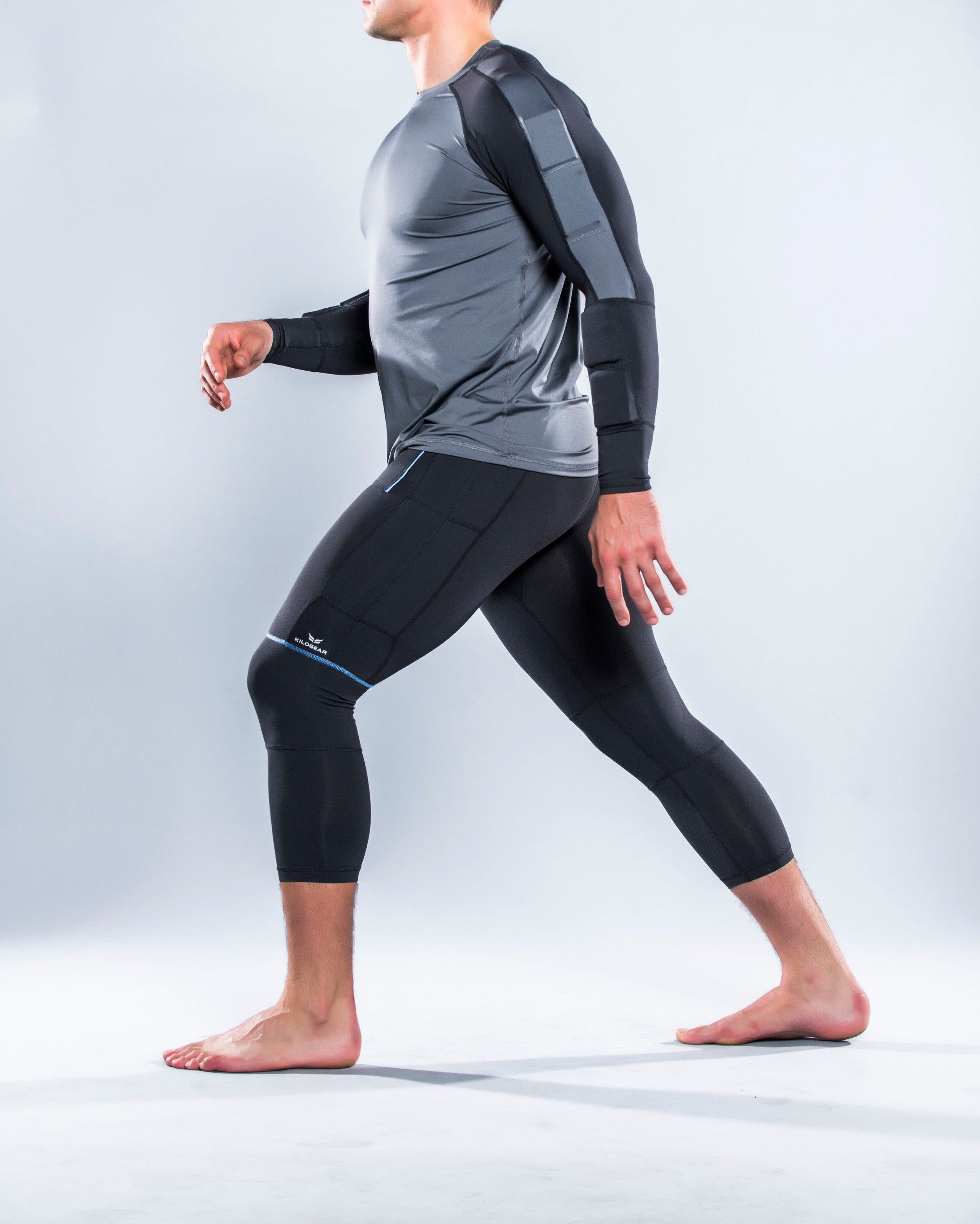 Men's Weighted Performance Quarter Tights