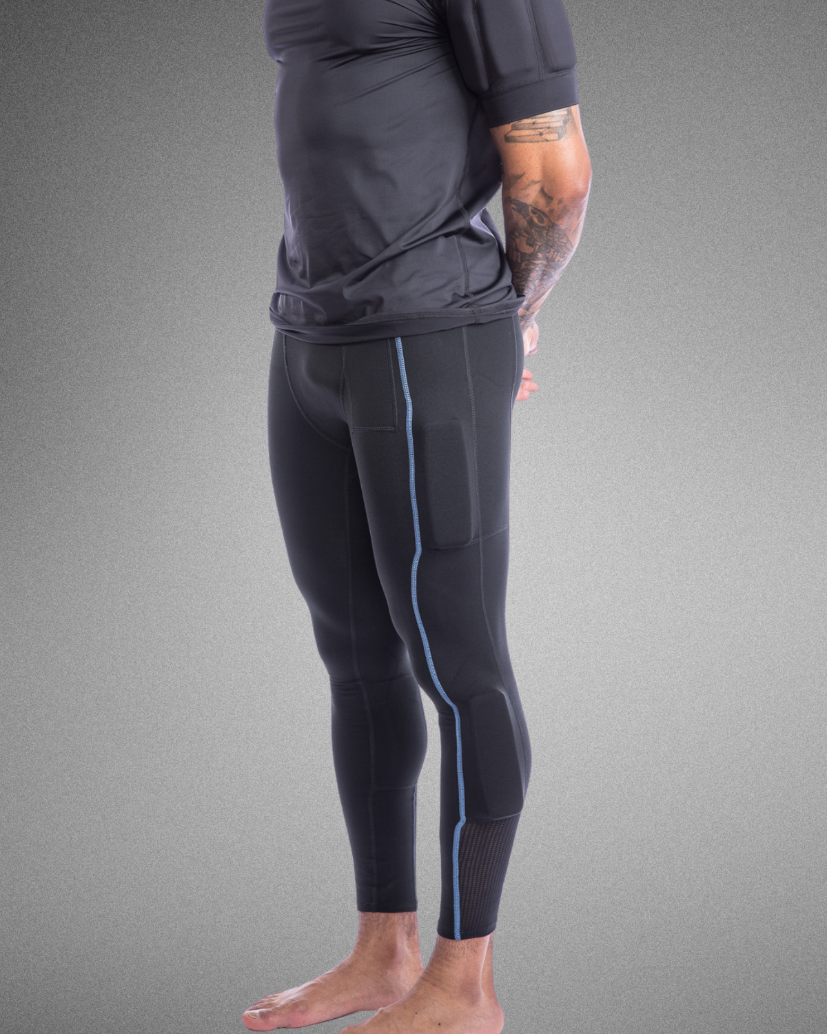 Mens High-Performance Weighted Compression Tight