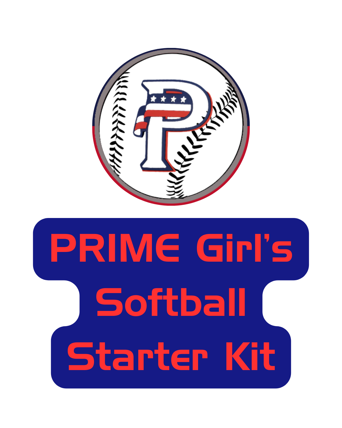 USA Prime Girl's Softball Starter Kit