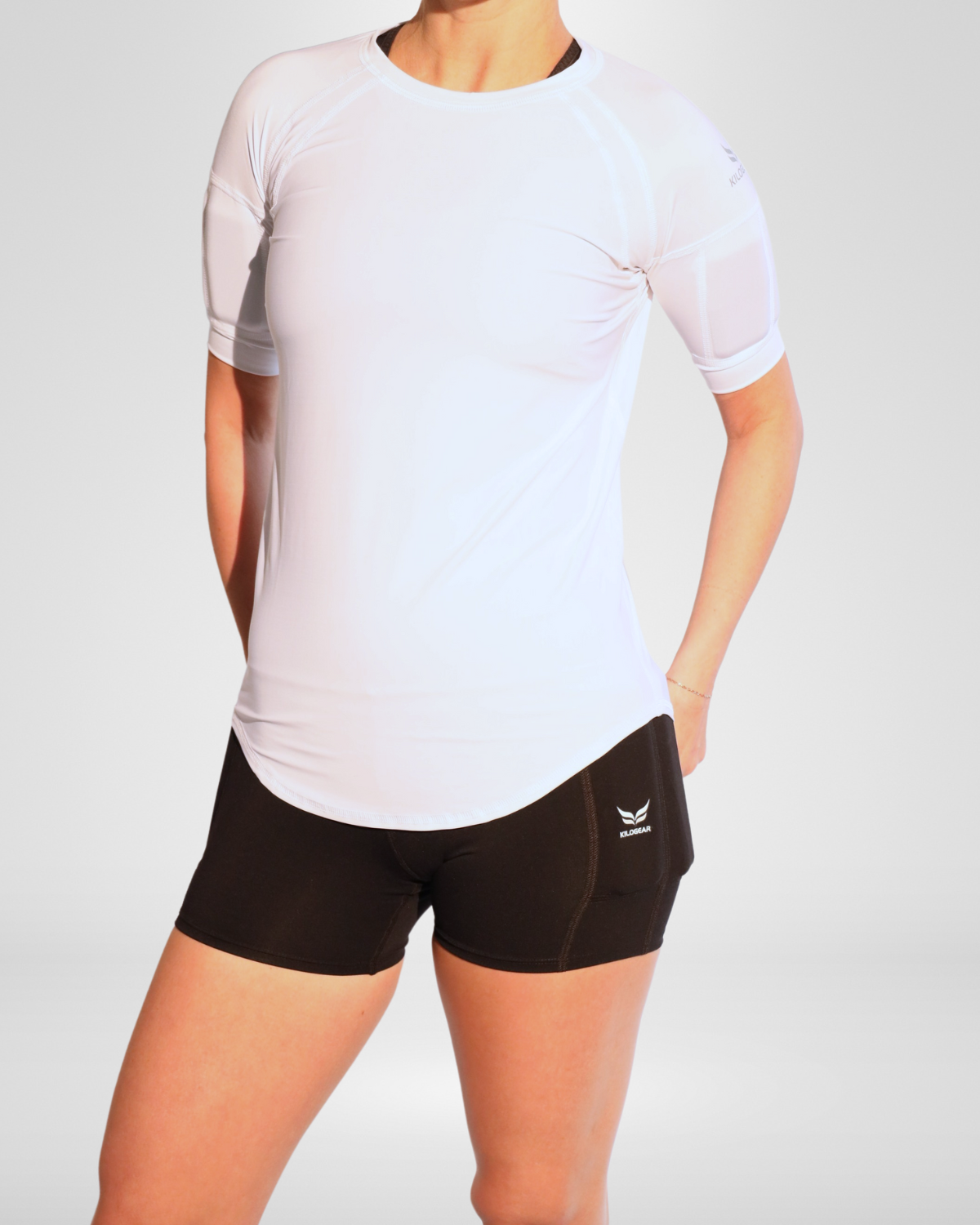 KILOGEAR Women's MICRO Weighted Perfect Balance Short Sleeve