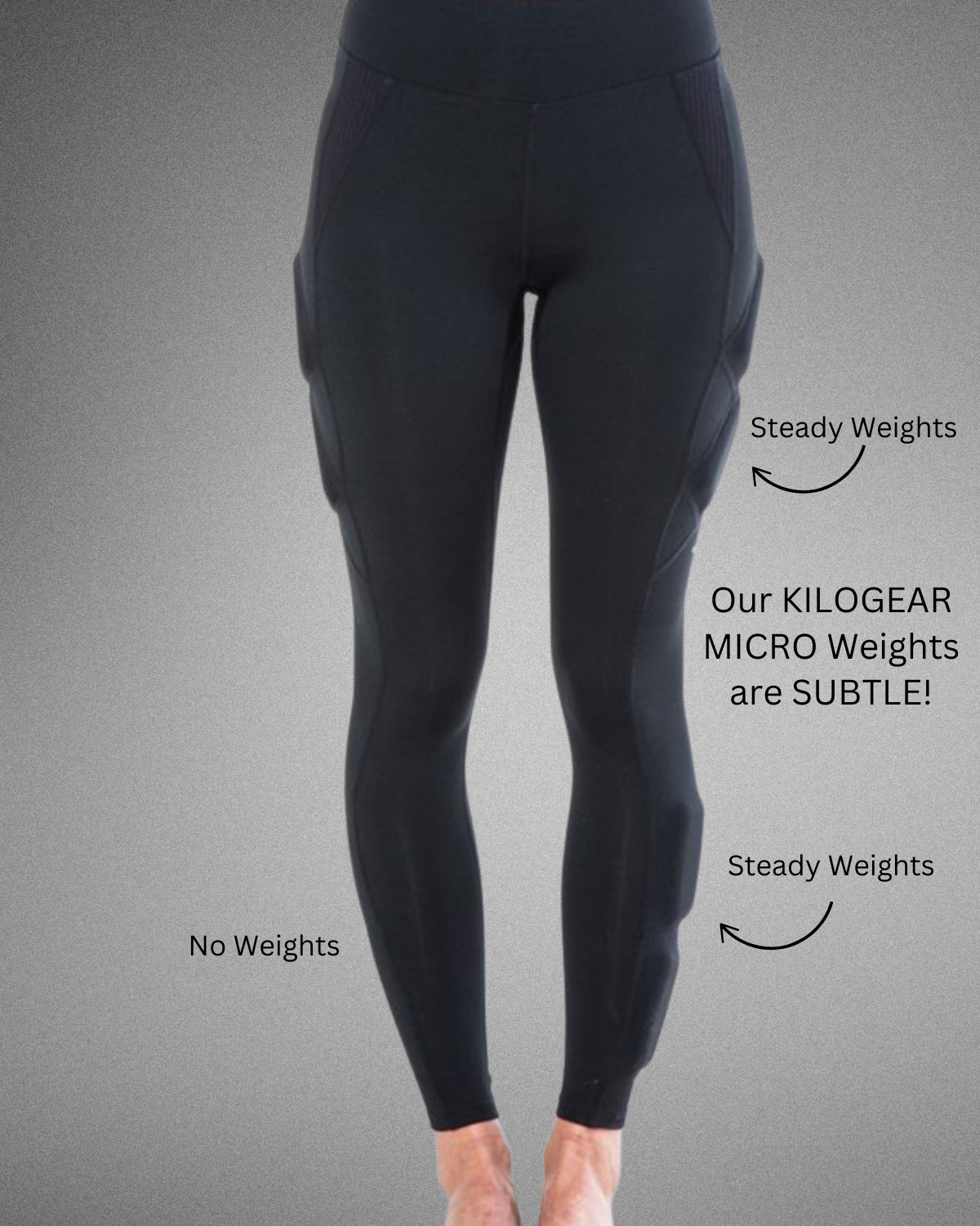 Women's ULTRA Compressed High Waisted Weighted Legging