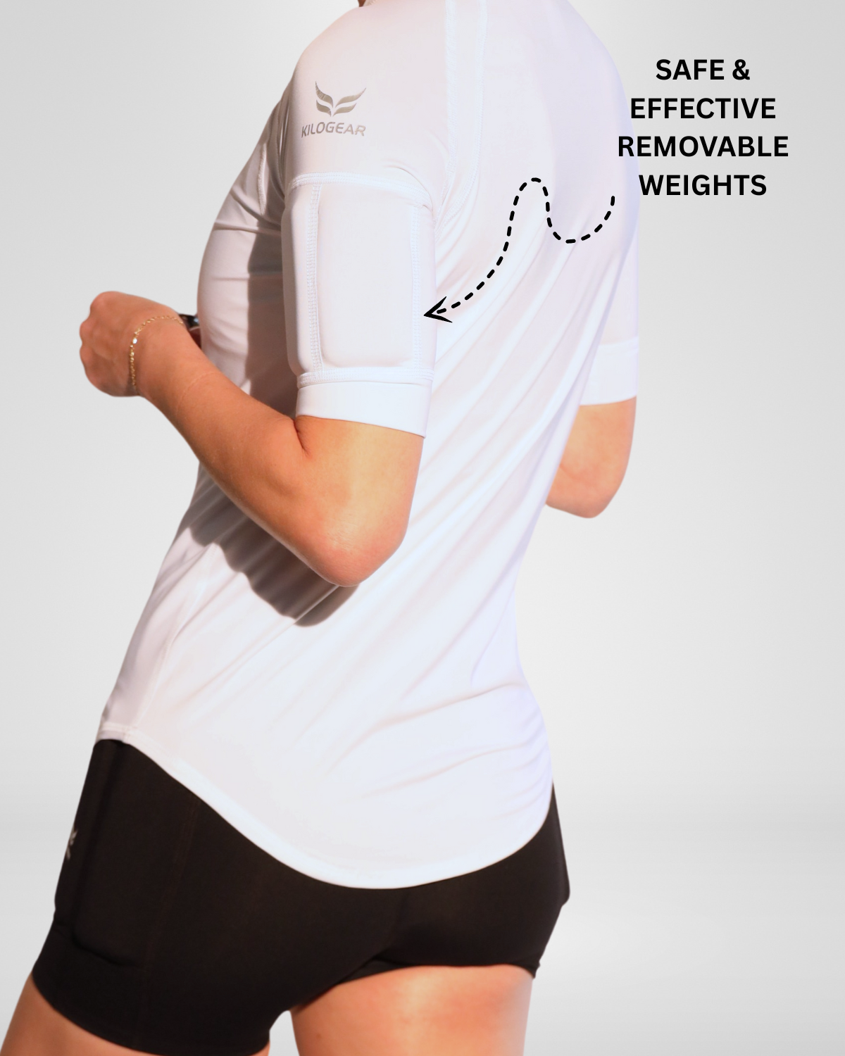 KILOGEAR Women's MICRO Weighted Perfect Balance Short Sleeve