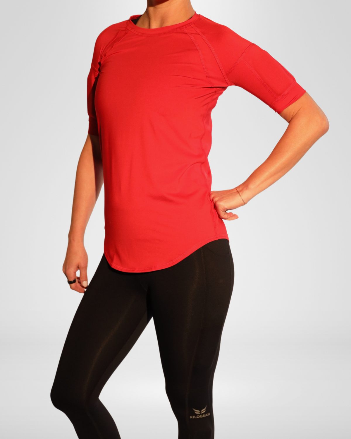 KILOGEAR Women's MICRO Weighted Perfect Balance Short Sleeve