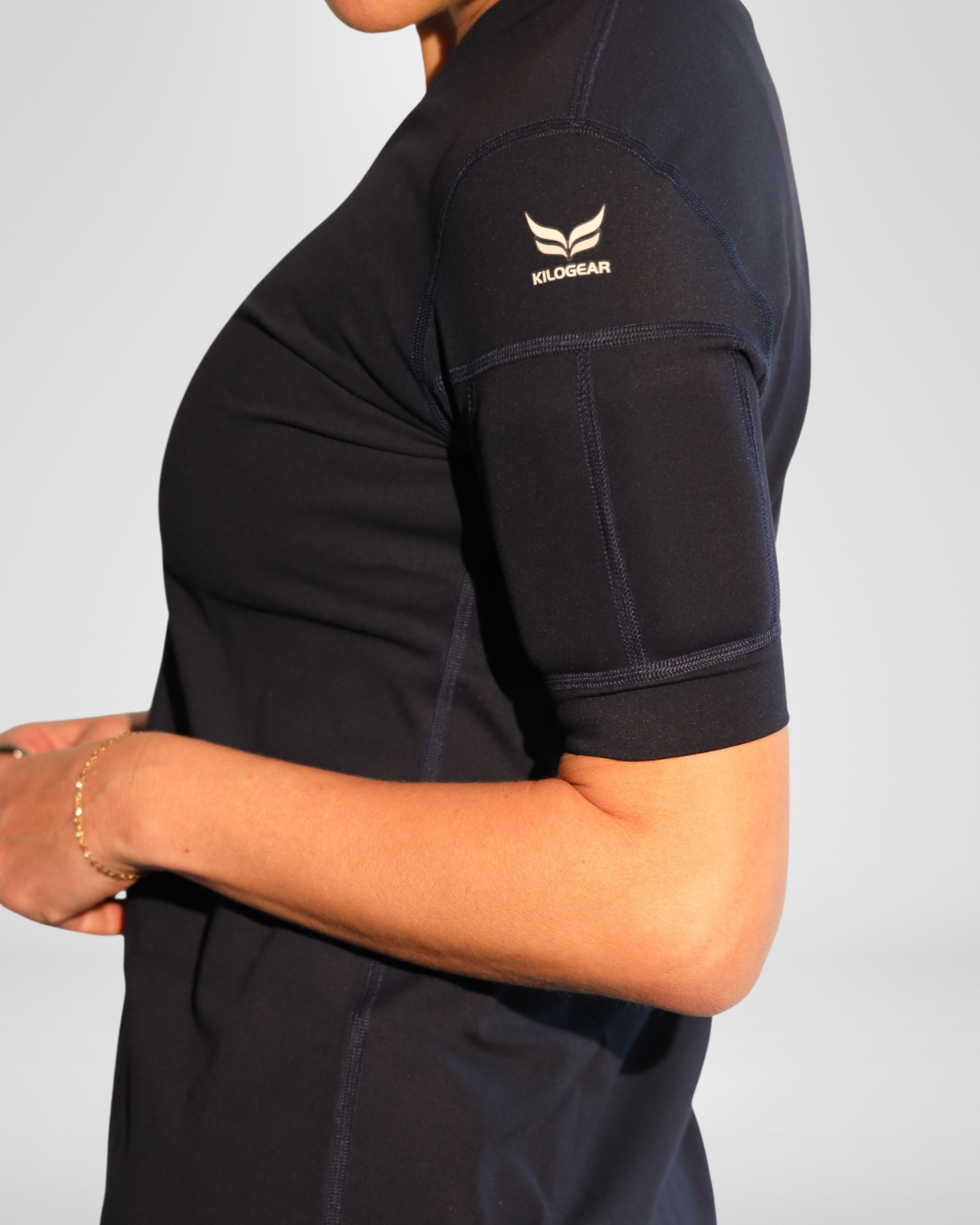 KILOGEAR Women's MICRO Weighted Ultimate V-Neck Short Sleeve