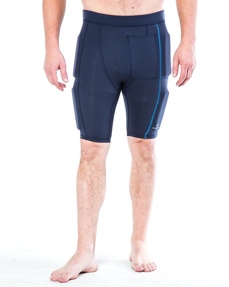 Men's CUT Weighted Compression Short in navy front view